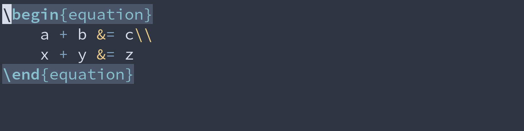 GIF: changing equation to align with cse