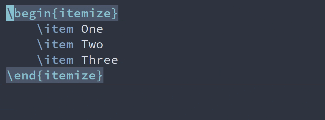 GIF: demonstrating the tse command.